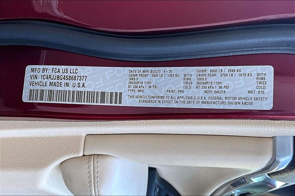 2025 Jeep Grand Cherokee L Limited