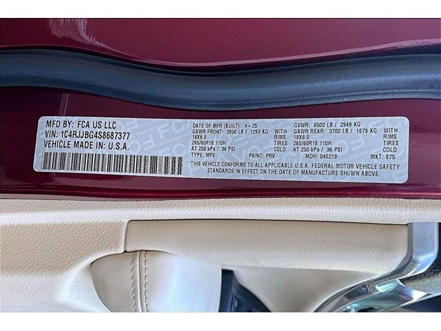 2025 Jeep Grand Cherokee L Limited