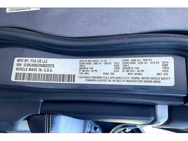 2022 Jeep Grand Cherokee L Limited