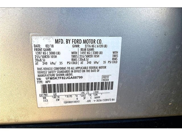 2018 Ford Explorer Limited