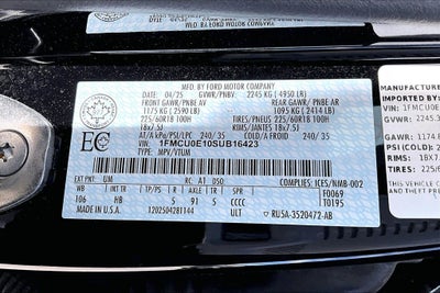 2025 Ford Escape Plug-In Hybrid Base