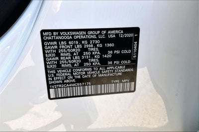 2021 Volkswagen Atlas SEL Premium