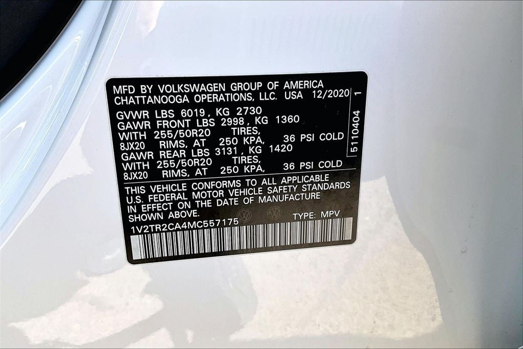 2021 Volkswagen Atlas SEL Premium