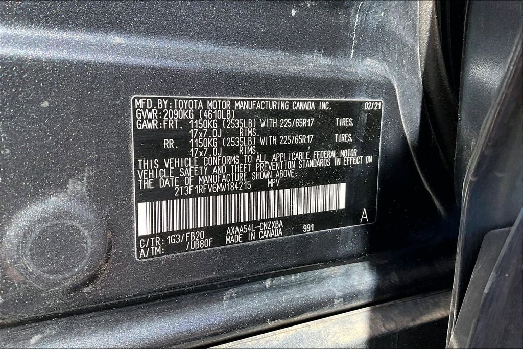 2021 Toyota RAV4 LE
