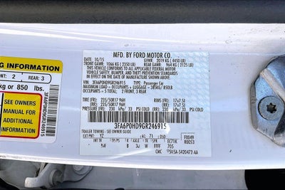 2016 Ford Fusion SE