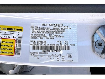 2016 Ford Fusion SE