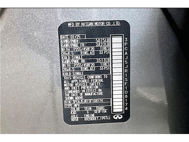 2025 INFINITI QX55 Luxe AWD