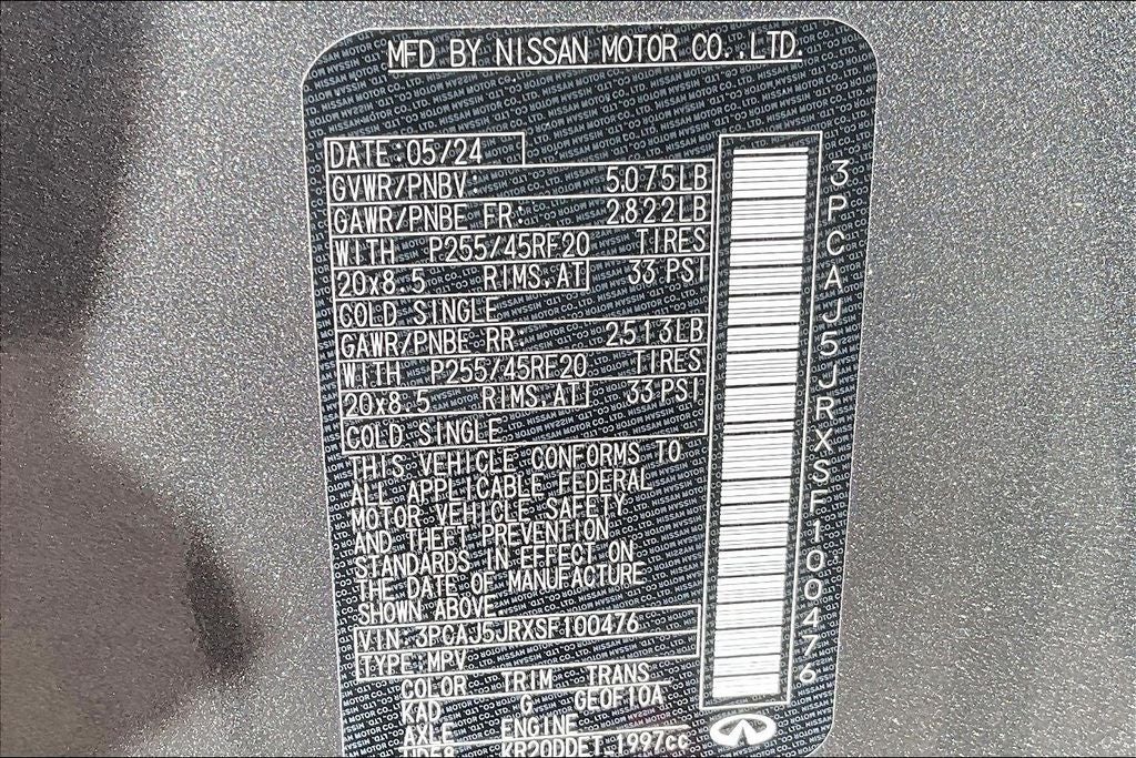 2025 INFINITI QX55 Luxe AWD