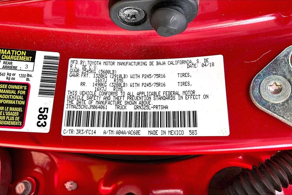 2018 Toyota Tacoma V6