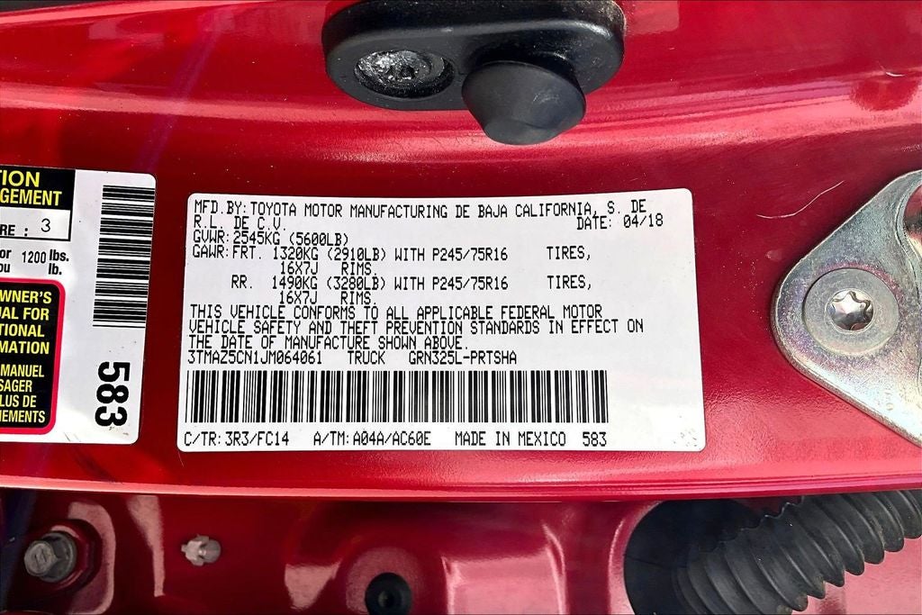 2018 Toyota Tacoma V6