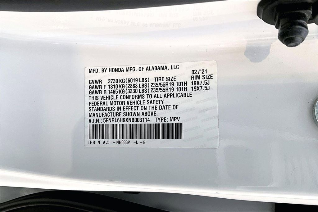 2022 Honda Odyssey Elite