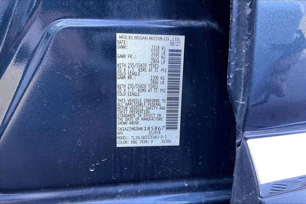 2017 Nissan Murano Platinum