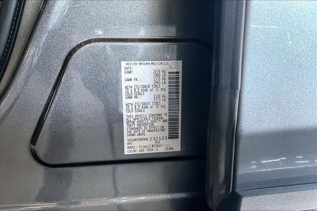 2022 Nissan Pathfinder Platinum
