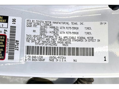 2015 Toyota Tundra Base