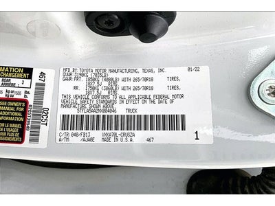 2022 Toyota Tundra SR5