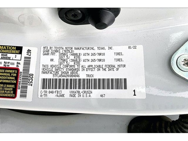 2022 Toyota Tundra SR5