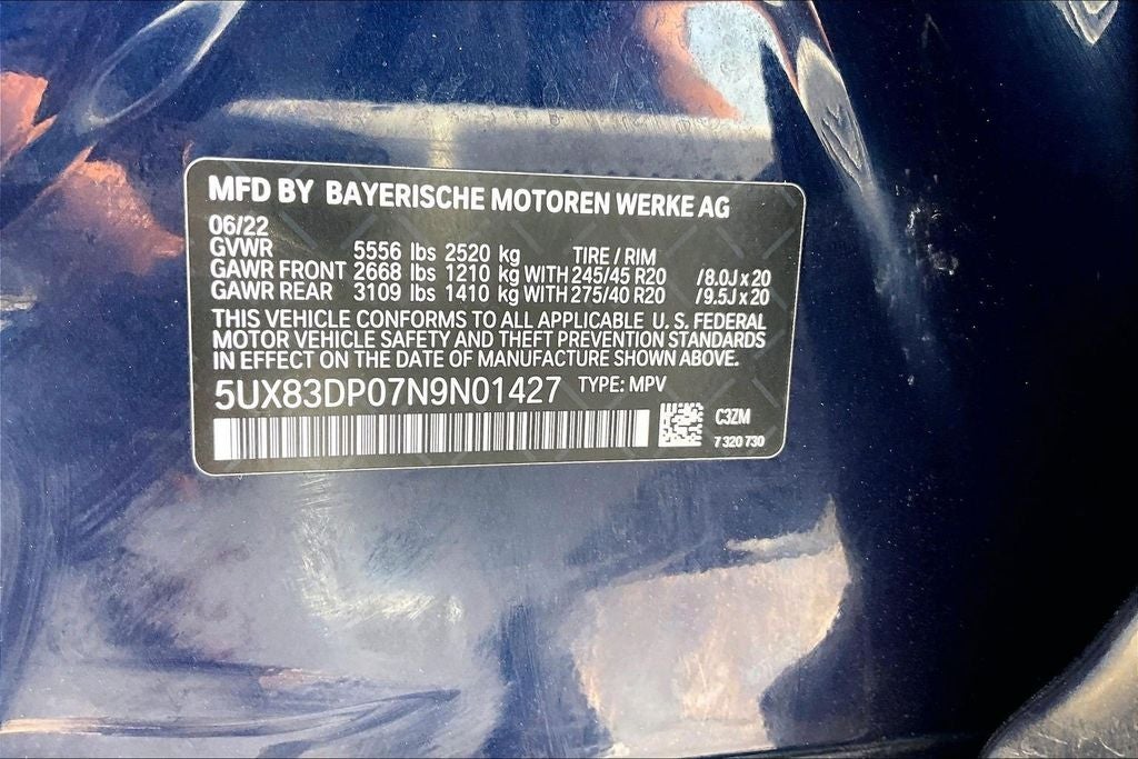2022 BMW X3 M40i