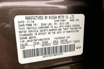 2017 INFINITI Q50 Premium
