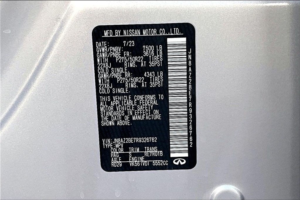 2024 INFINITI QX80 SENSORY 4WD
