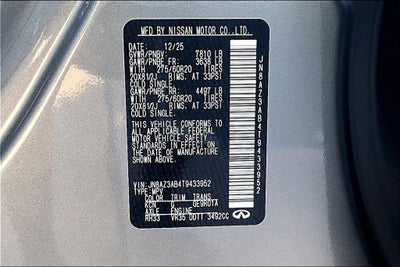 2026 INFINITI QX80 Pure 4WD