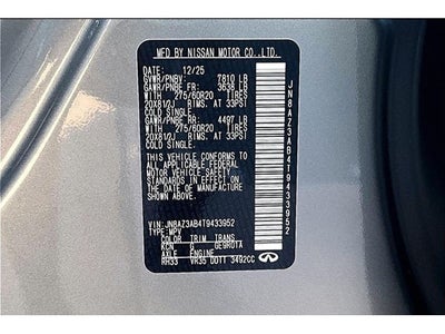 2026 INFINITI QX80 Pure 4WD