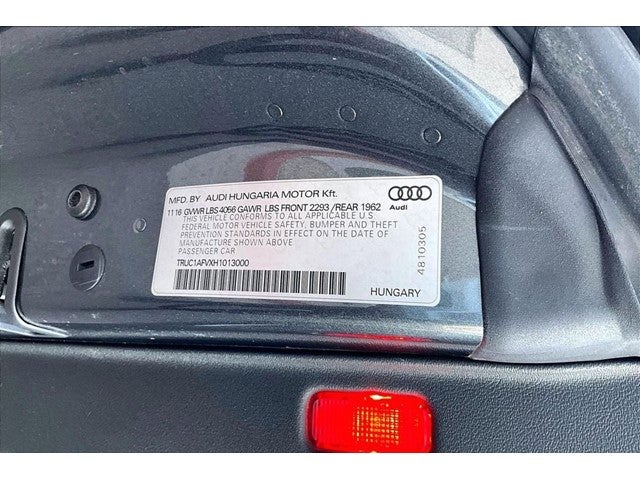 2017 Audi TTS 2.0T quattro