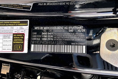 2025 Mercedes-Benz E-Class E 350