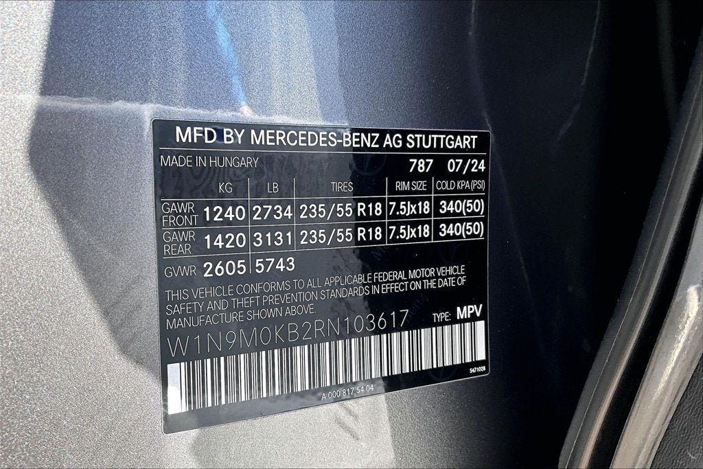 2024 Mercedes-Benz EQB 300 4MATIC®