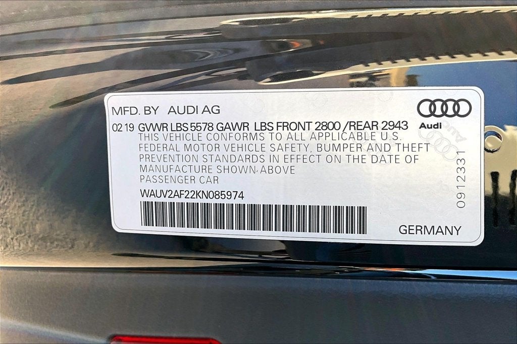 2019 Audi A7 quattro