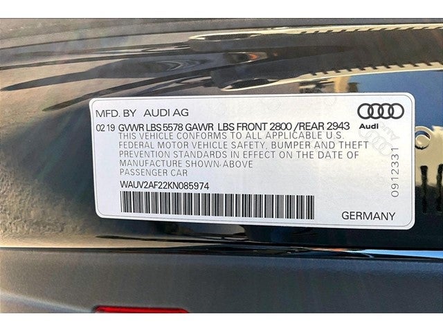 2019 Audi A7 quattro