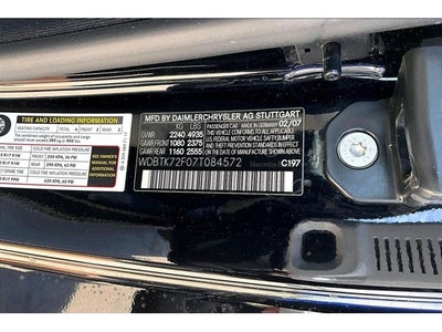 2007 Mercedes-Benz CLK CLK 550 Base