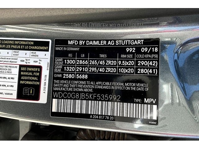 2019 Mercedes-Benz GLC GLC 63 AMG® 4MATIC®