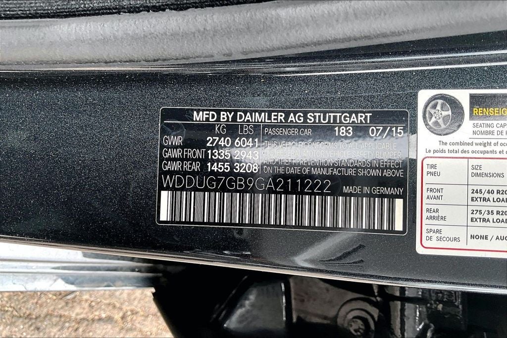 2016 Mercedes-Benz S-Class S 600