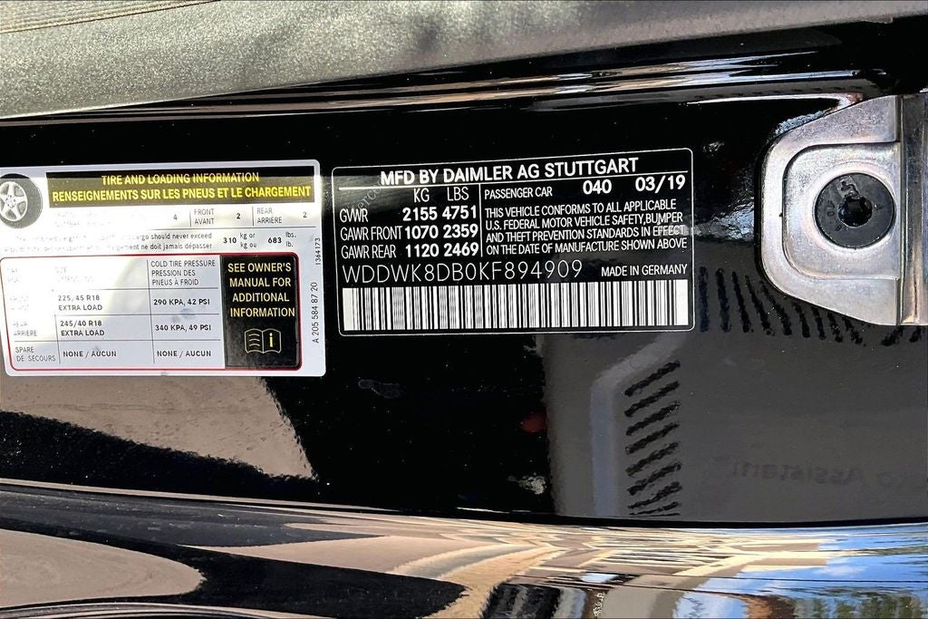 2019 Mercedes-Benz C-Class C 300