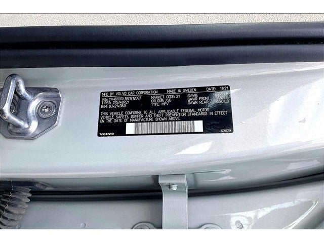 2022 Volvo XC90 Recharge Plug-In Hybrid T8 Inscription 7 Passenger