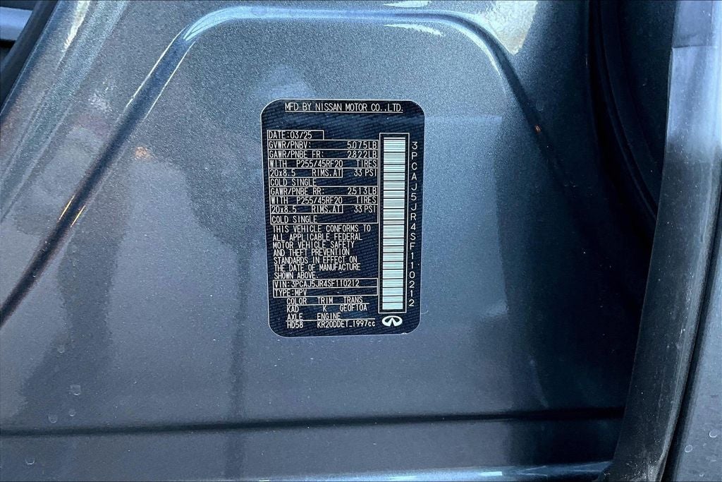 2025 INFINITI QX55 Luxe AWD