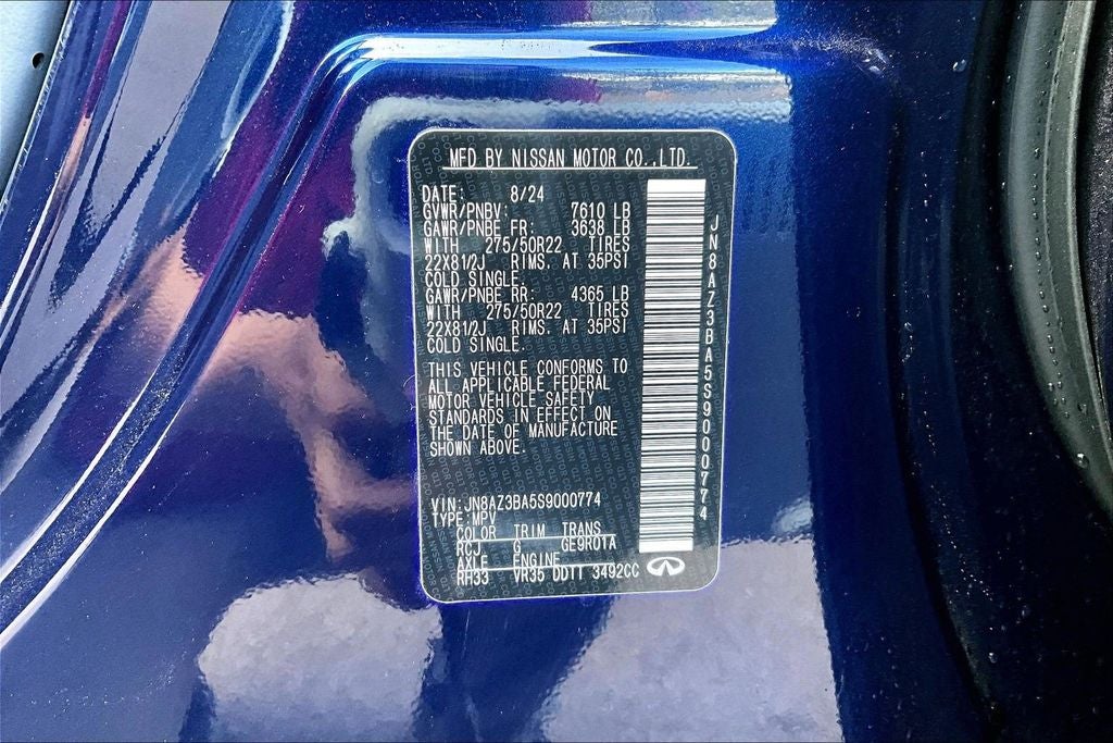 2025 INFINITI QX80 Luxe 2WD