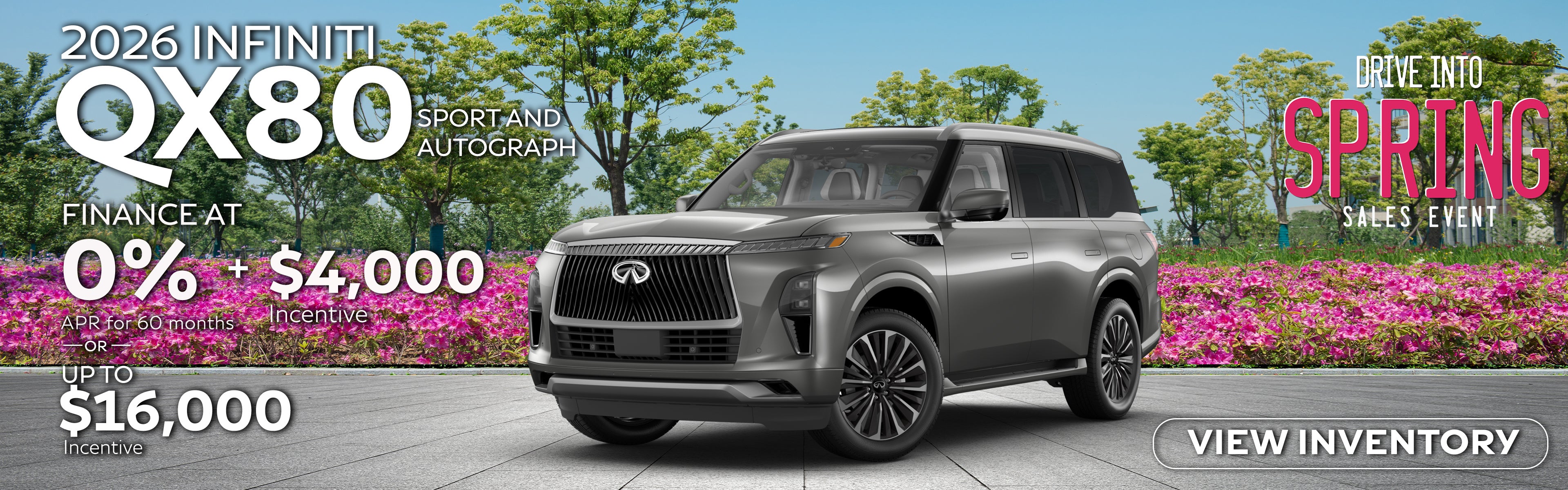 2026 INFINITI QX80 SPORT and AUTOGRAPH