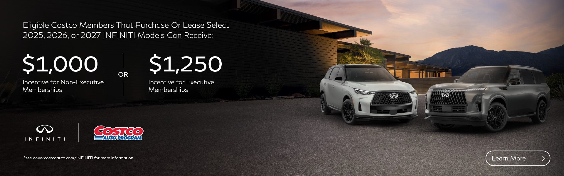 All 2026 Models - Costco Members get up to $1,250 incentive 