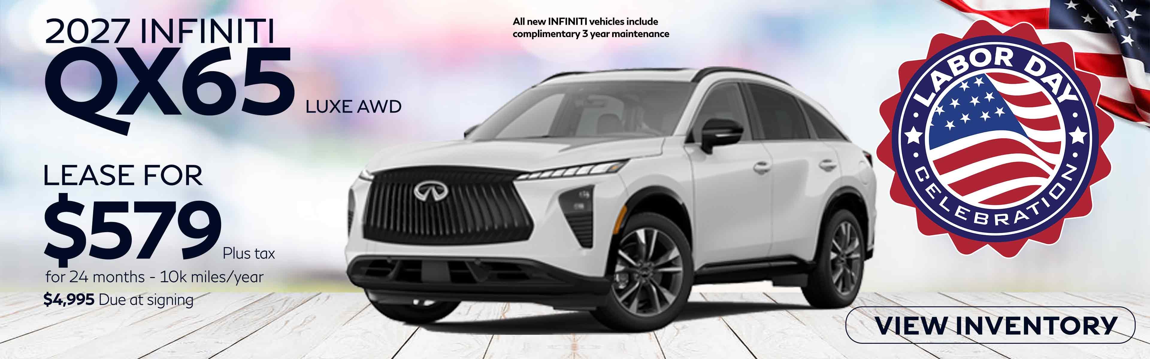 2027 INFINITI QX65