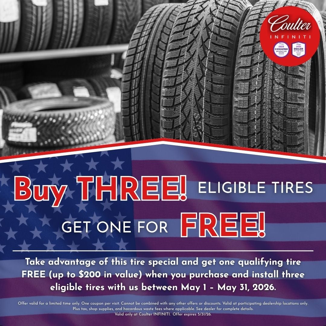 Buy 3 tires get 1 for free